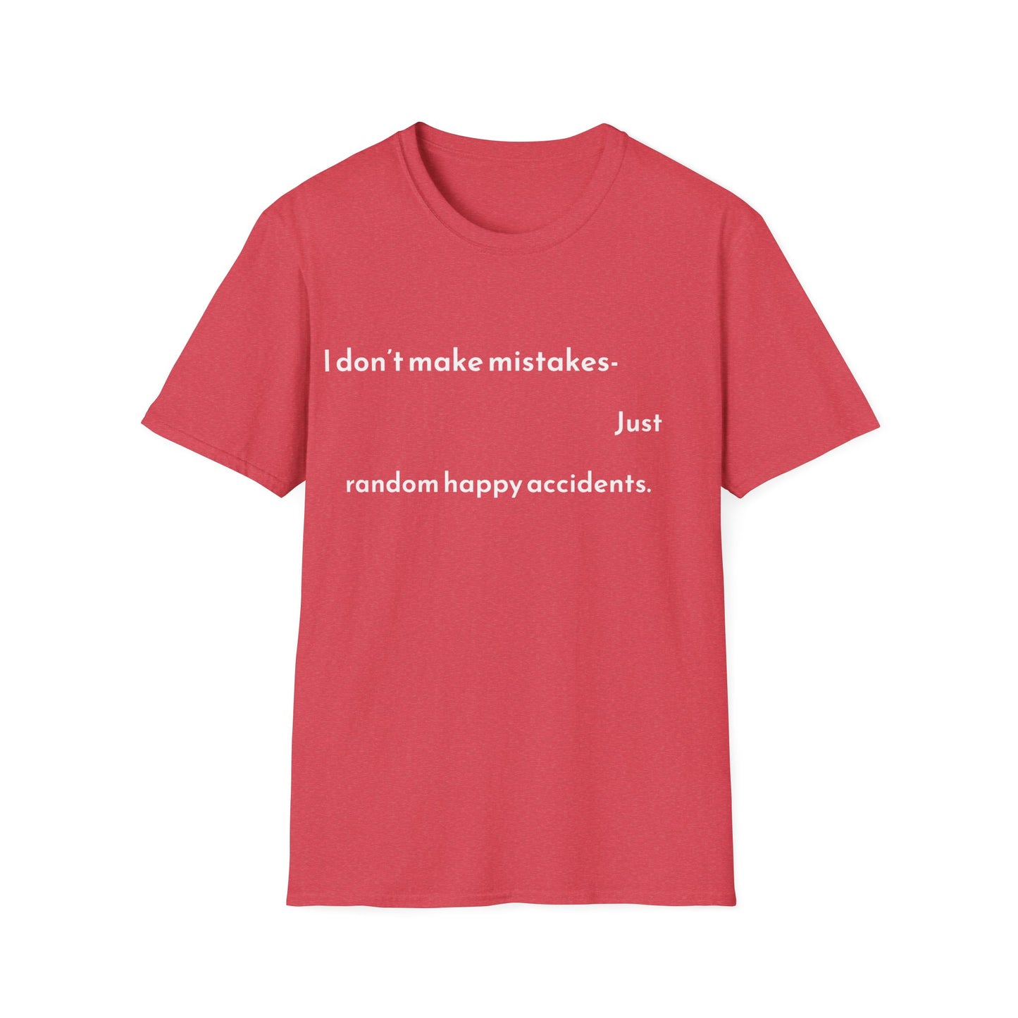 Random Happy Accidents Unisex Softstyle T-Shirt