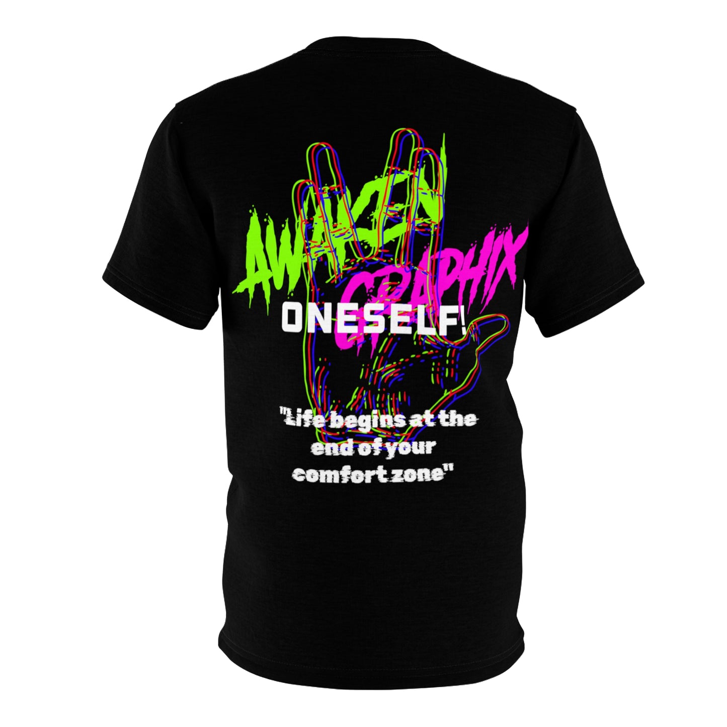 Lone Wolf Ones Self Graphic Tee Shirt Vibrant Classic Tshirt Unisex Cut & Sew Tee (AOP)