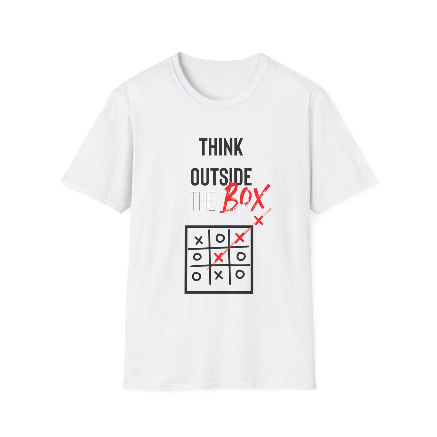 Think Outside The Box T-shirt Unisex Softstyle T-Shirt