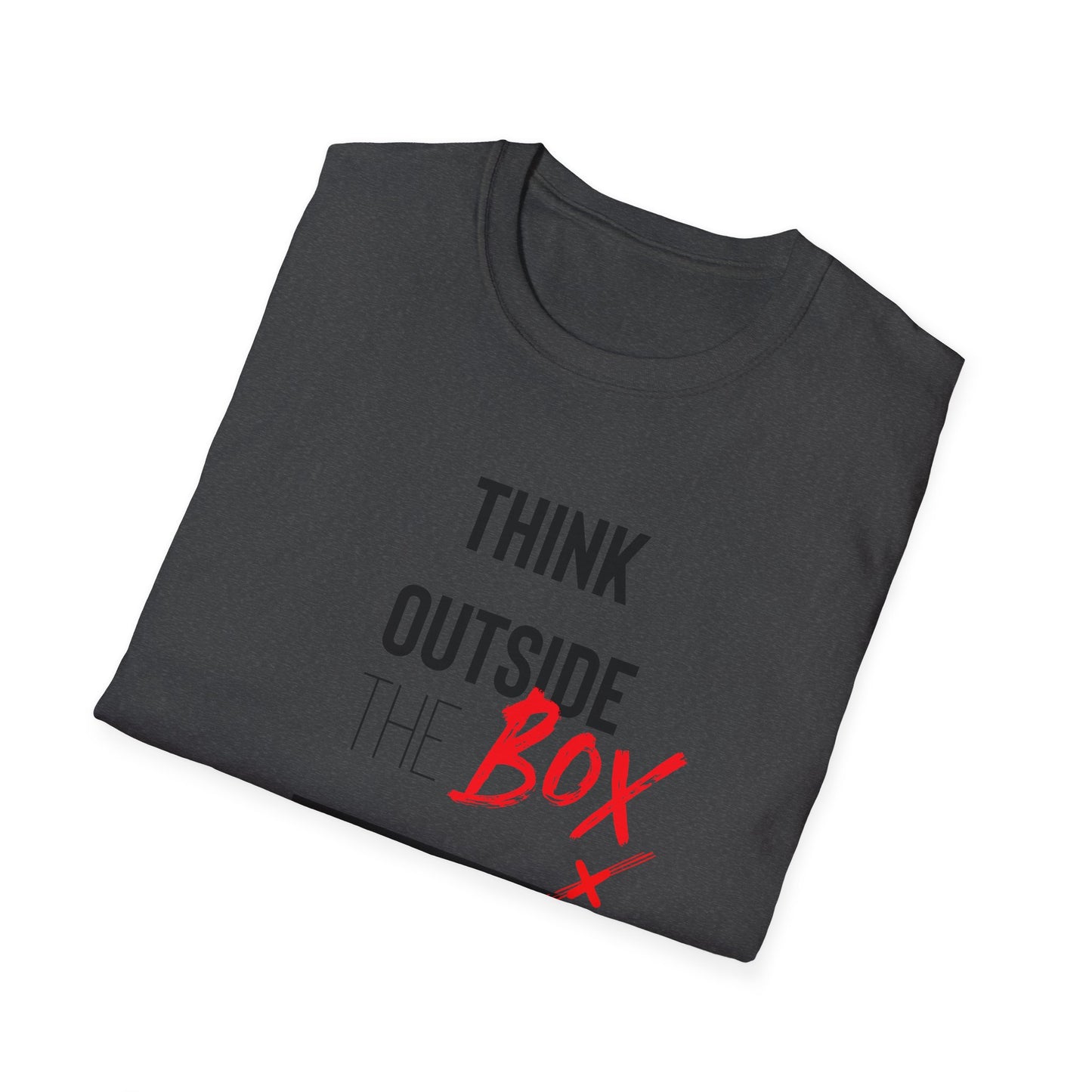 Think Outside The Box T-shirt Unisex Softstyle T-Shirt