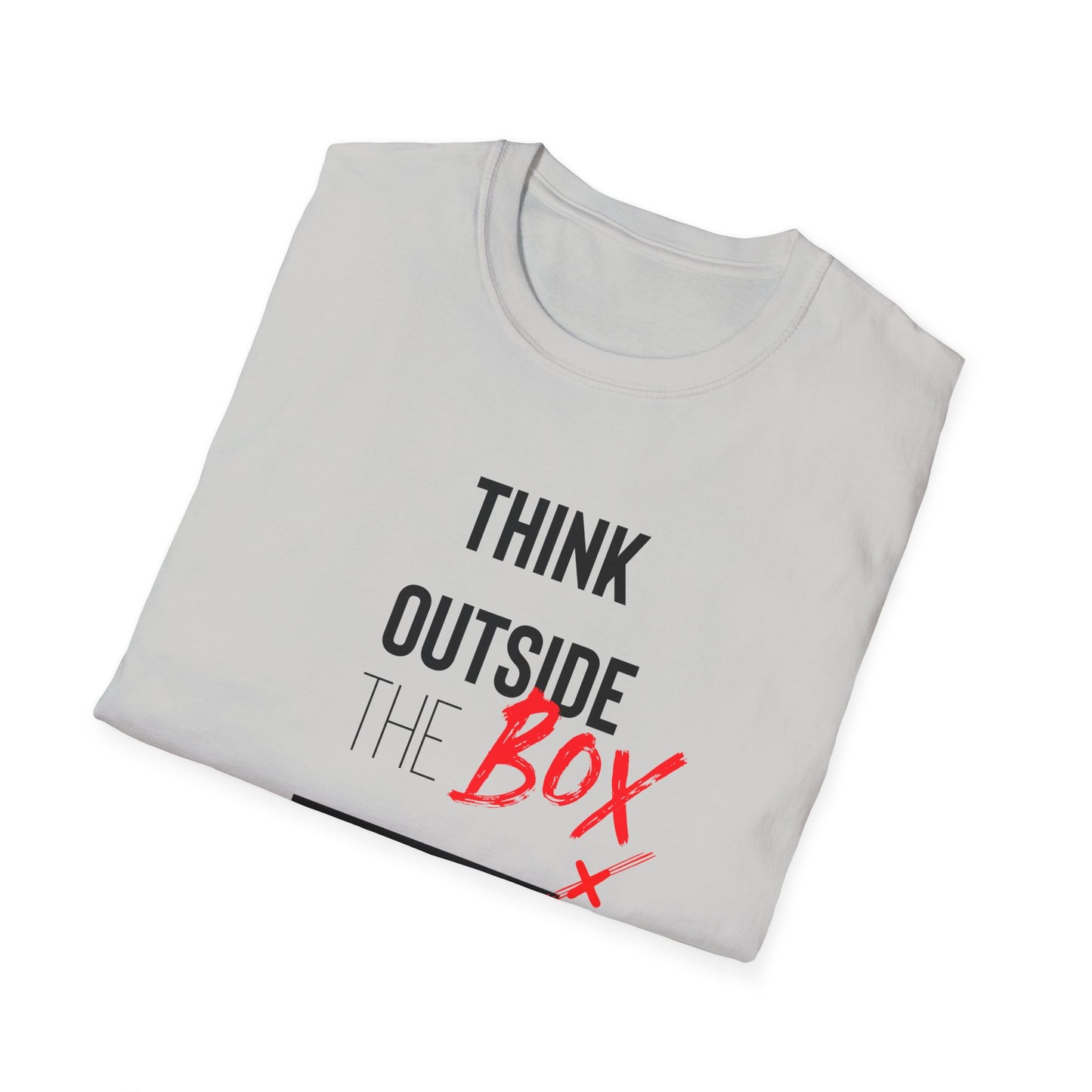 Think Outside The Box T-shirt Unisex Softstyle T-Shirt