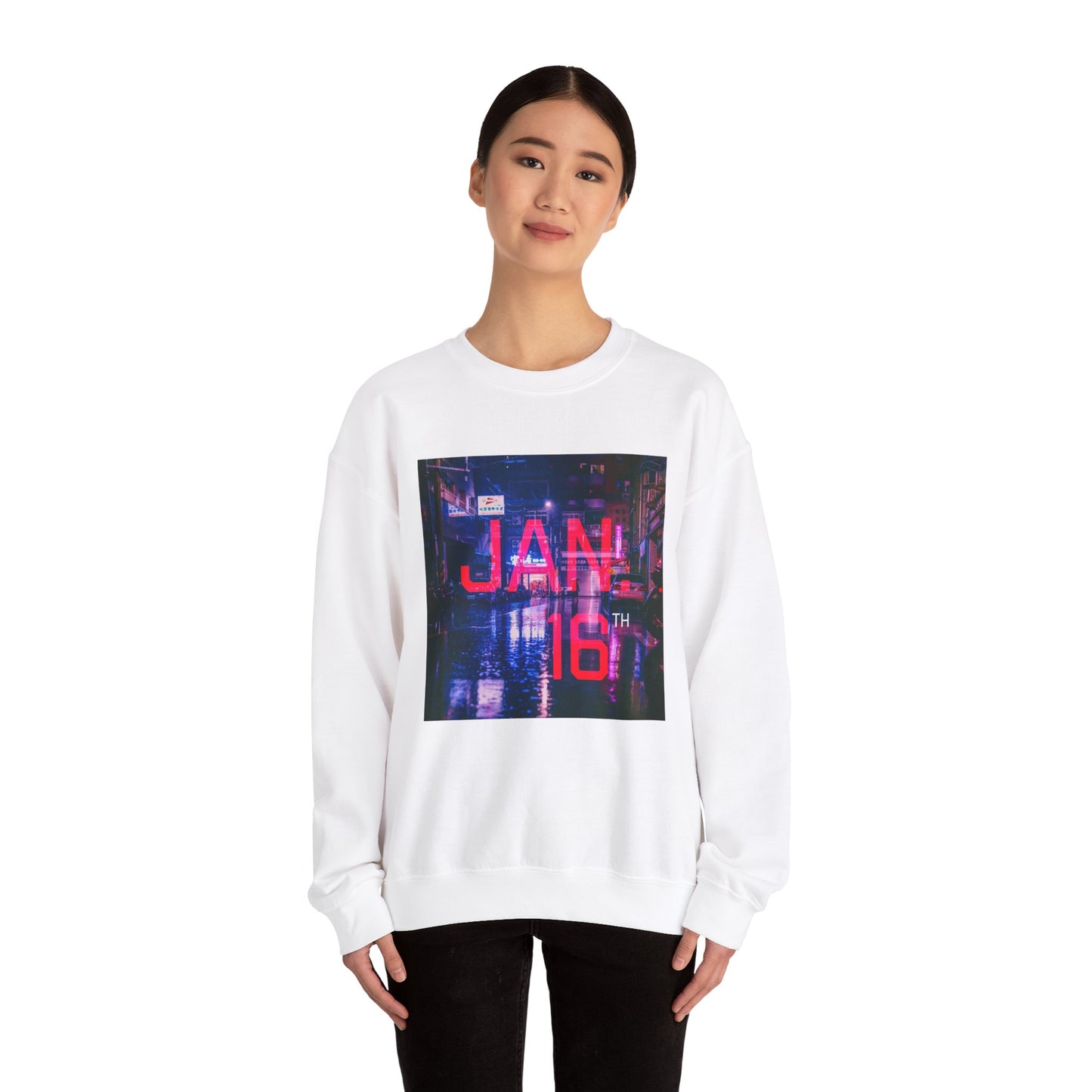 Jan. 16 Phiphic Long Sleeve Unisex Heavy Blend™ Crewneck Sweatshirt