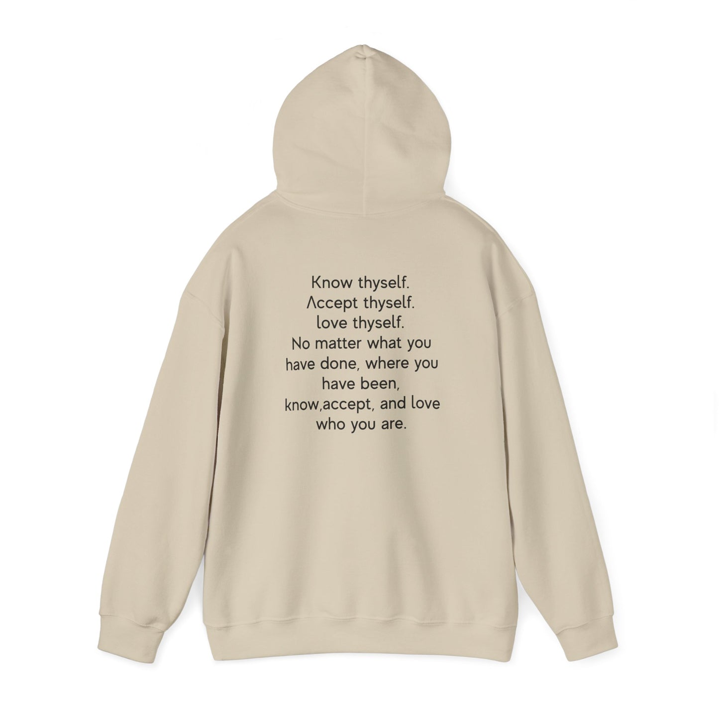 Aware Graphic Letter Unisex Heavy Blend™ Hooded Sweatshirt