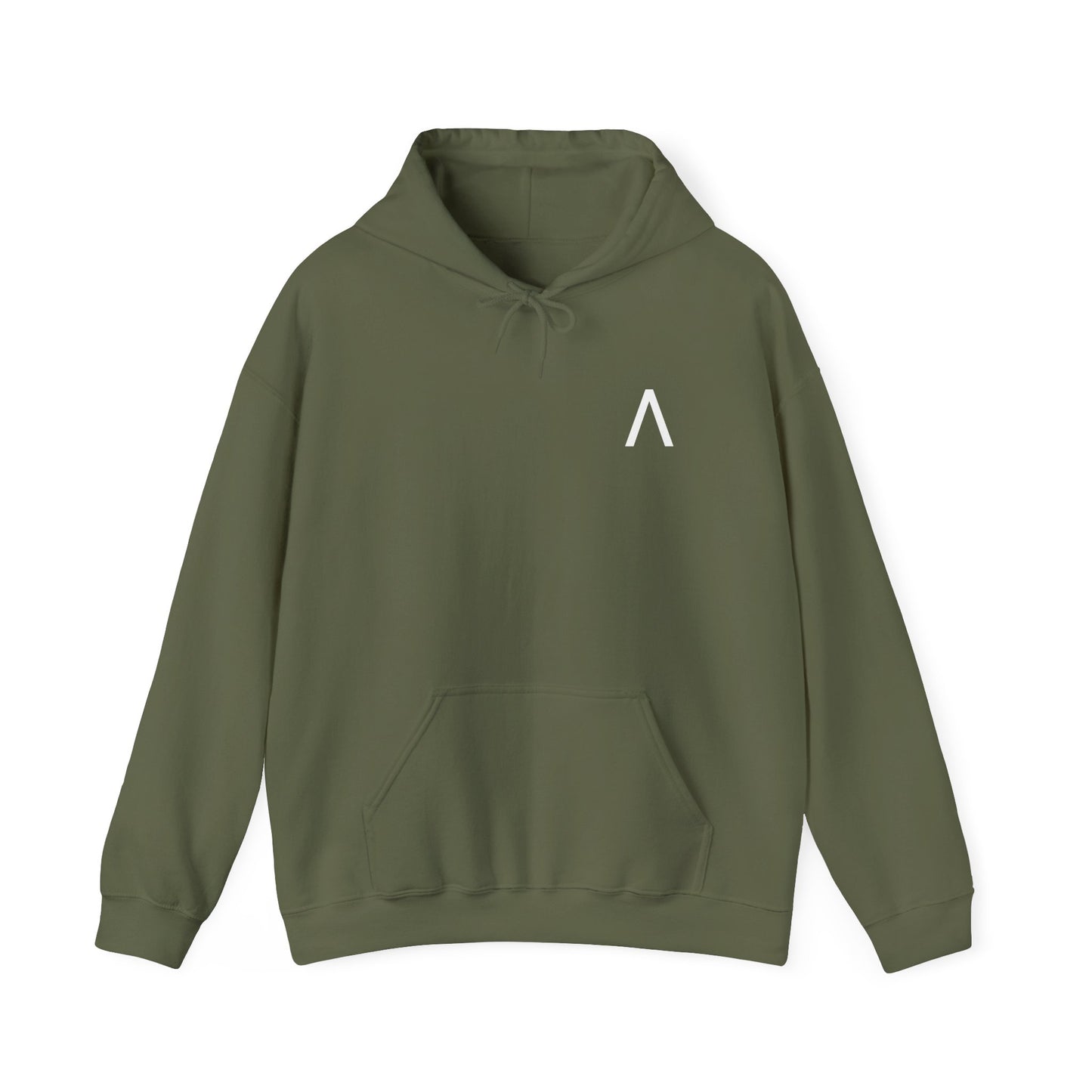 A Aware Graphic Letter Unisex Heavy Blend™ Hooded Sweatshirt