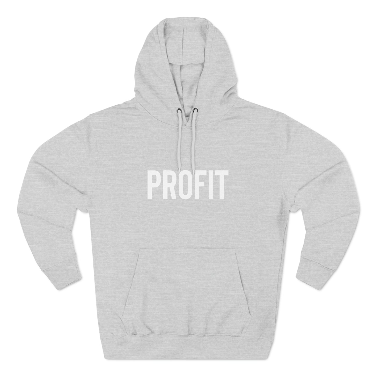 Profit Letter Graphic Hoodie Three-Panel Fleece Hoodie