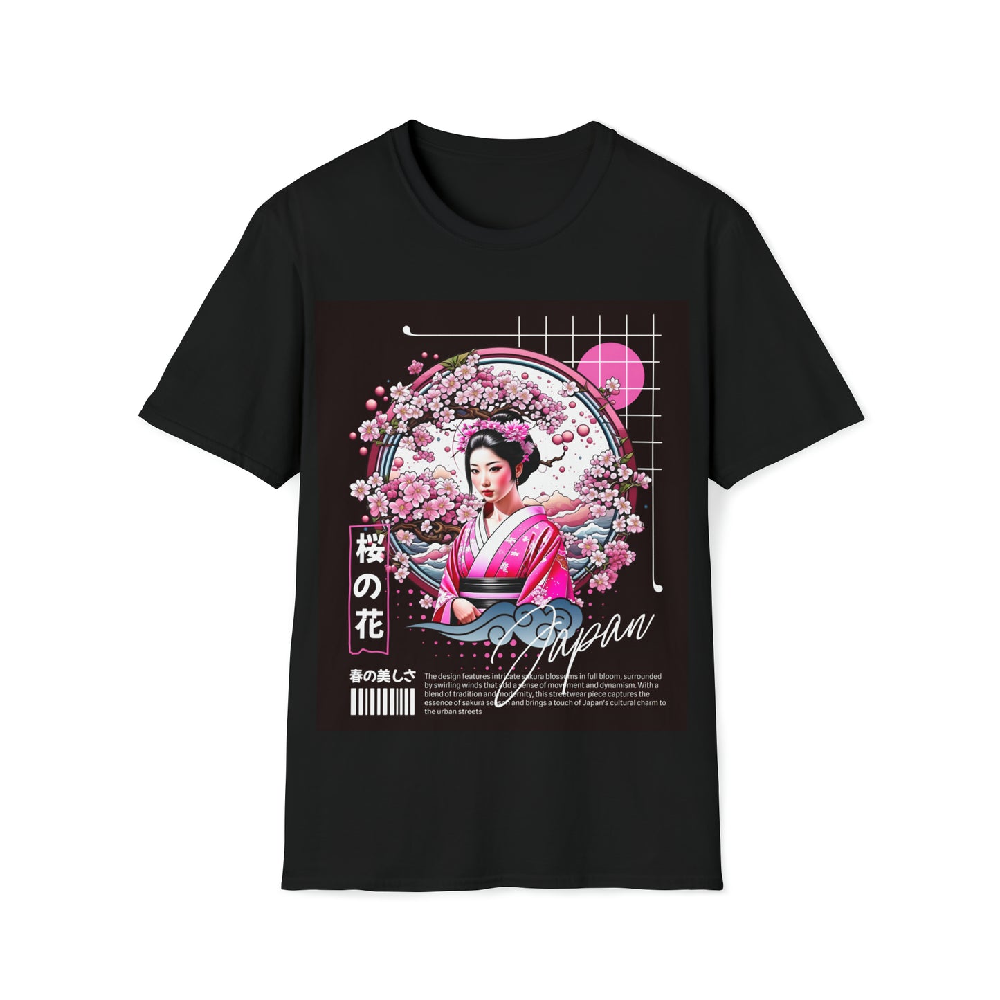 Japan Graphic Tshirt Cotton Unisex Softstyle T-Shirt