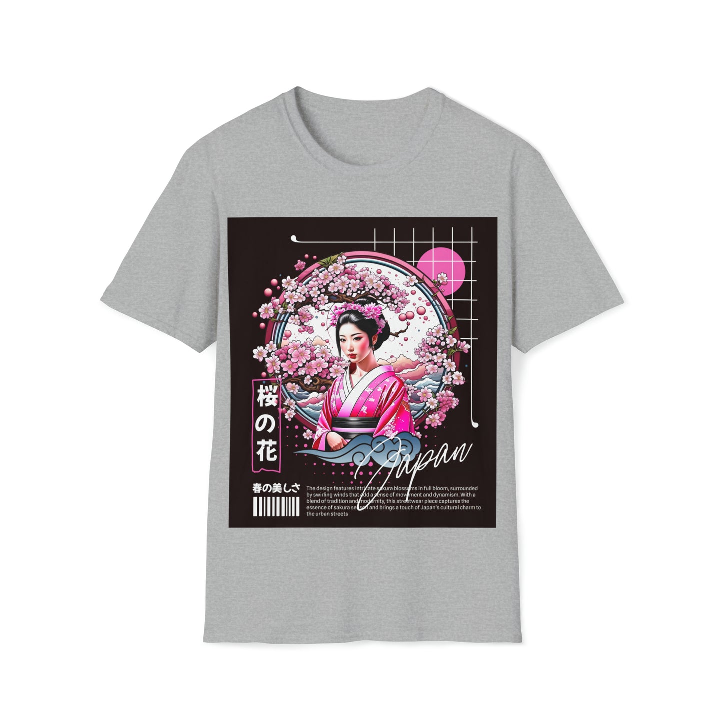 Japan Graphic Tshirt Cotton Unisex Softstyle T-Shirt