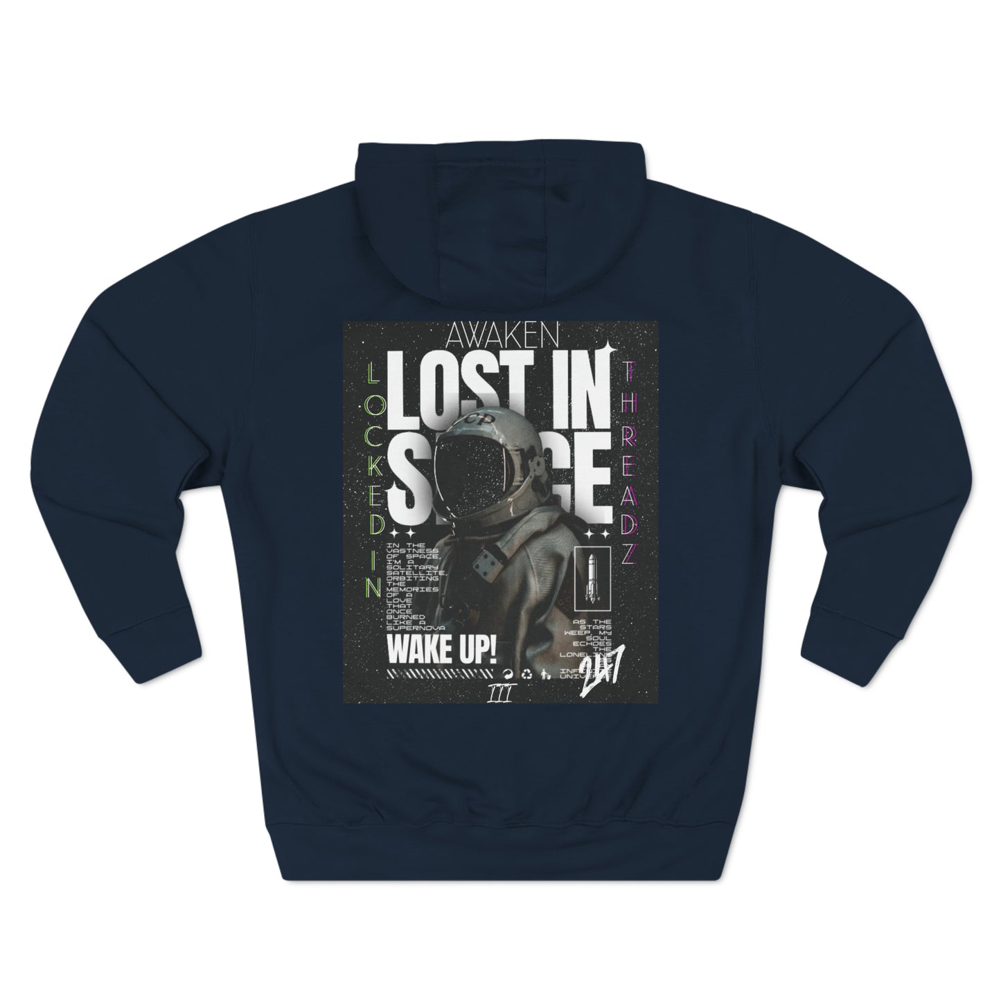 Lost in Space Graphic Hoodie Three-Panel Fleece Hoodie