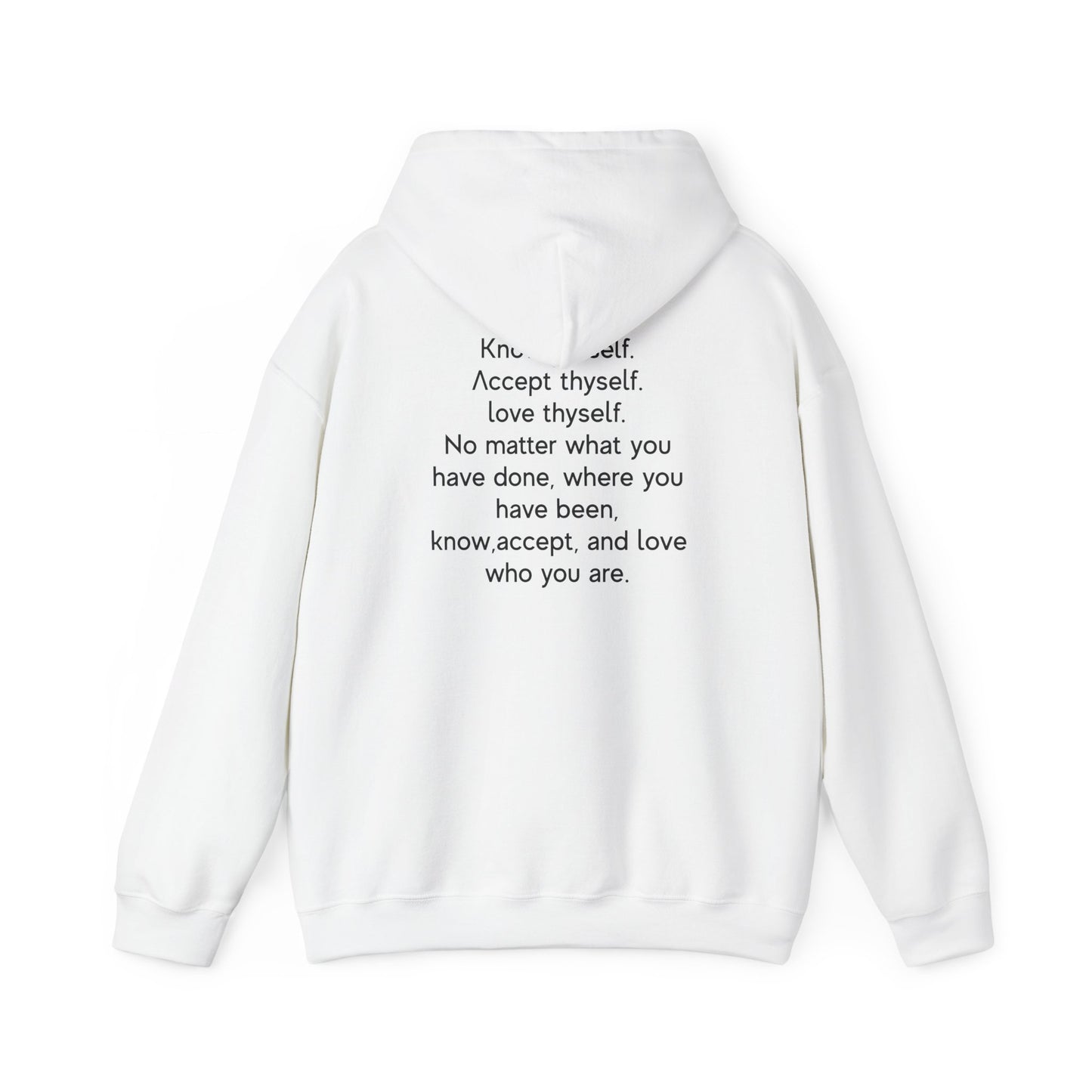 Aware Graphic Letter Unisex Heavy Blend™ Hooded Sweatshirt