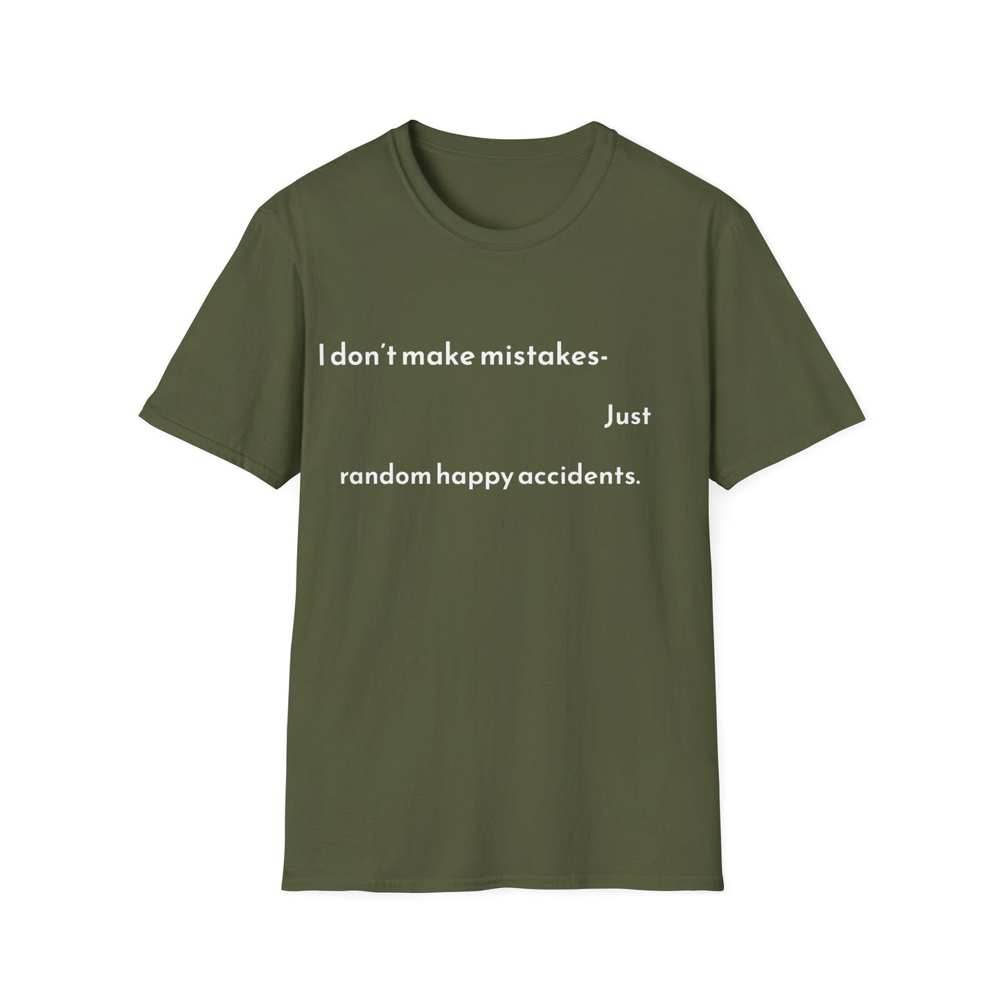 Random Happy Accidents Unisex Softstyle T-Shirt