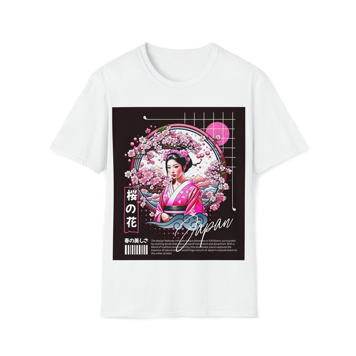 Japan Graphic Tshirt Cotton Unisex Softstyle T-Shirt