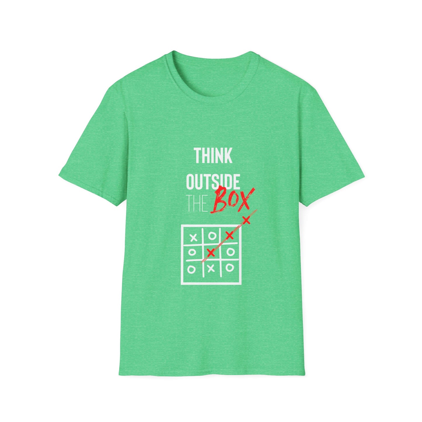 Think Outside The Box Tshirt Unisex Softstyle T-Shirt