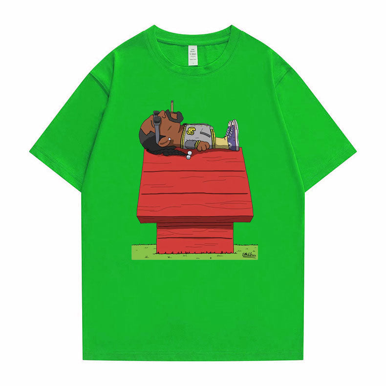 Anime Snoop Dogg Graphic T Shirt