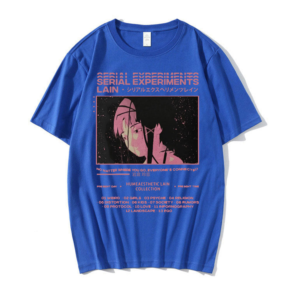 Anime Serial Experiments Lain Graphic T Shirts