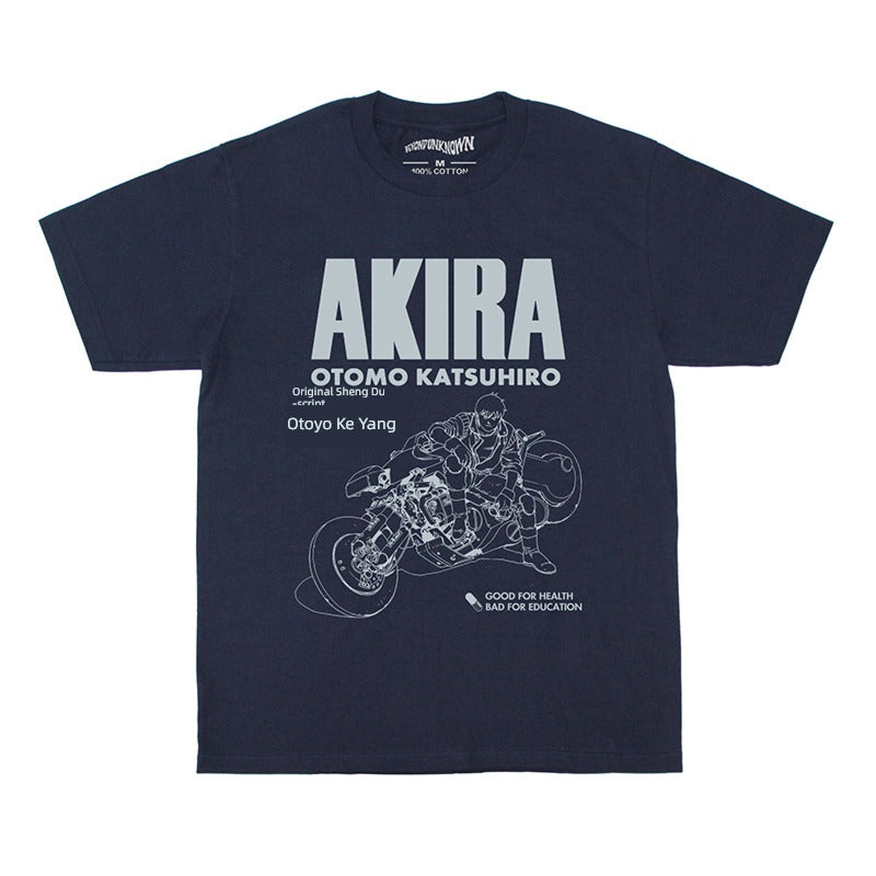 Akira Kintian Anime Short-Sleeved Casual T-shirt