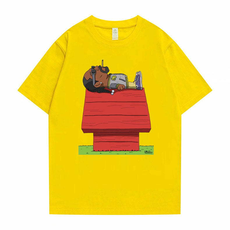 Anime Snoop Dogg Graphic T Shirt